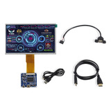 Tela Lcd 7  Secundária Ips   1024x600 Monitorar Cpu gpu
