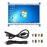 Tela Lcd Hdmi 7 Pol 1024x600 Raspbery Toque Capacitivo