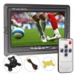 Tela Monitor Lcd 7 Dvd Colorida C/ Controle P/ Carro Cftv