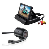 Tela Monitor Veicular 4 3 Vídeo Lcd Camera De Ré Borboleta