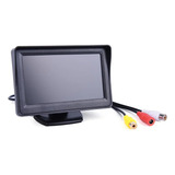 Tela Monitor Veicular 4.3 Vídeo Lcd P/ Camera Ré Dvd Escolar