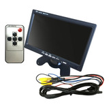 Tela Monitor Veicular Automotiva Lcd 7 Polegadas Vídeo E73