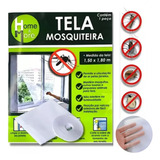 Tela Mosquiteira Janela Anti inseto Mosquito 150x180 Fita