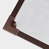 Tela Mosquiteira Magnética Janela Kit 60 X 60cm Marrom