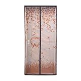 Tela Mosquiteira Magnética Porta 100x215cm Marrom FortMesh