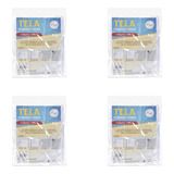 Tela Mosquiteira Para Janela 1 5 X 1 8 Poliester Kit Com 4