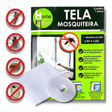 Tela Mosquiteiro Anti inseto Mosquito Janela Com Autocolante