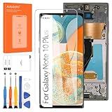 Tela OLED Para Samsung Galaxy Note 10 Plus Tela De Substituição Para Samsung Note 10 Tela LCD SM N975U Touch Display Digitalizador Peças De Reparo Com Moldura Com Função De Impressão Digital