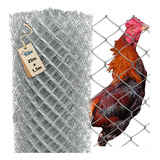 Tela Para Galinheiro Galvanizada Fio 16 Malha 7cm 25m X 1 5m