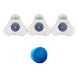 Tela Sanitária Trilha Para Mictório Fragrância Limão Kit 3