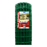 Tela Soldada 05x10 Pvc Fio 2mm 25x1 20m São Jorge