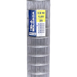 Tela Soldada Galvanizada Malha 5x10cm Fio 1 65mm 1m X 25m