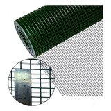 Tela Soldada Revest Pvc 15mm Portões Pets Jardim 5m X 0 50m