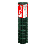 Tela Soldada Revestida 5 X 10cm Fio 2 50mm Rolo 1 22 X 25m