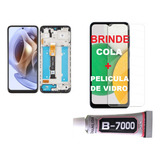 Tela Touch Display Lcd Compatível Moto G31 Xt2173 Com Aro Cor Preto Cola Pelicula