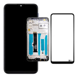 Tela Touch Display Lcd Compatível Moto G8 Play Xt2015 C Aro