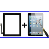 Tela Touch iPad 3 4 Preta Ou Branca Película Protetora