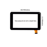 Tela Touch Tablet Compatível Dl I style Pis T71 L325 Bra 3m