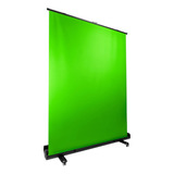 Tela Verde Chroma Key Fundo Portátil Tamanho 1 5x2m Retrátil