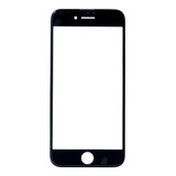 Tela Vidro Frontal Compatível Com iPhone 7 Preto Sem Display
