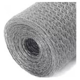 Tela Viveiro De Arame Galvanizado 1 M Altura X 50 Mts Fio 24