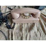 Telefone Antigo De Disco Gte Rosa
