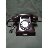 Telefone Antigo Em Baquelite Impecável Funcionando Anos 50
