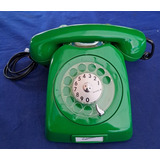 Telefone Antigo Ericsson Mod DLG Verde Bandeira Funcionando