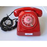 Telefone Antigo Ericsson Mod DLG Vermelho