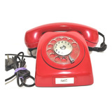 Telefone Antigo Ericsson Mod DLG Vermelho impecável 