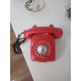 Telefone Antigo Ericsson Vermelho Tipo Presidente De Disco