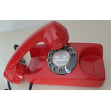 Telefone Antigo Gte Tijolinho Vermelho Promoção 15 