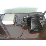 Telefone Antigo Manivela Com A Telefonista (only Wood429)