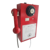 Telefone Antigo Orelhão Decorativo não Funcional 