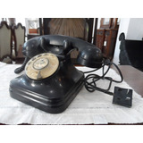 Telefone Antigo Preto Disco Funcionando