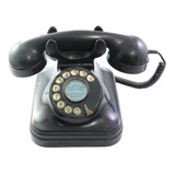 Telefone Antigo Preto Em