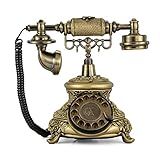 Telefone Antigo Rediscagem De Um Botão E Função De Identificação De Chamada Retrô Europeu Estilo Antigo Telefone Fixo Digital Adequado Para Decoração De Hotel Familiar E Escritório