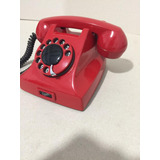 Telefone Antigo Retro De Disco decorativo