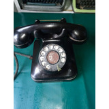 Telefone Antigo Stander Eletric Baquelite Preto Bom Estado