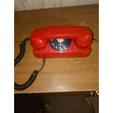 Telefone Antigo Tijolinho Gte Vermelho Original Não Pintado