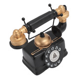 Telefone Antigo Vintage Ornamento Retrô Decoração Com Fio