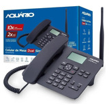 Telefone Celular Aquario De Mesa Rural Ca 42s   2 Chips