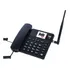 Telefone Celular De Mesa 5 Bandas Wifi 3g Bedinsat Bdf12 Cor Preto