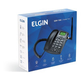 Telefone Celular De Mesa Fixo Gsm100 Preto Elgin Quad Band