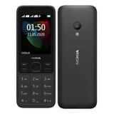 Telefone Celular Nokia 150 Para Idosos Dois Chips Bluetooth Cor Preto