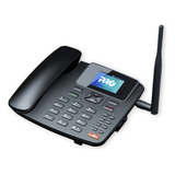 Telefone Celular Rural De Mesa 4g Roteador Wifi 7 Bandas Cor Preto