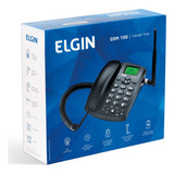 Telefone Celular Rural Mesa Gsm100 Escritório Preto Elgin 4g