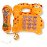 Telefone De Brinquedo Girafa Bebê Musical