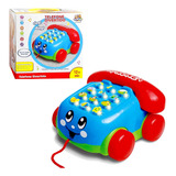 Telefone De Brinquedo Interativo Luzes Som Músicas E Rodas