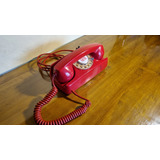 Telefone De Disco Antigo Vermelho Item